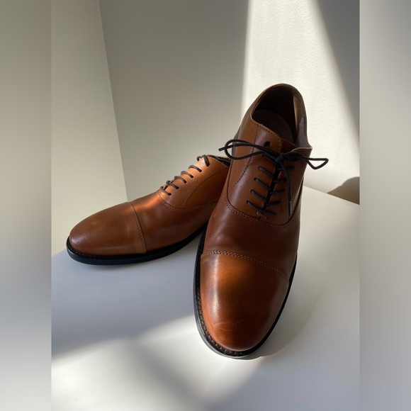 oxford leather dress shoe banana republic Men's Modern Sole Dress Oxford Black Regular Size 8